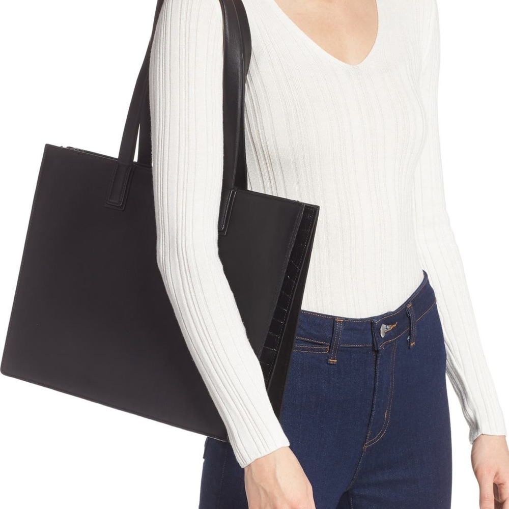 NWT Nordstrom Leather Tote